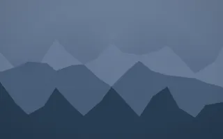 Blue Hour Glacier V — dark blue glacier background, variation V