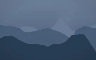Blue Hour Glacier VI — dark blue glacier background, variation VI