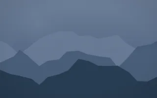Blue Hour Glacier X — dark blue glacier background, variation X