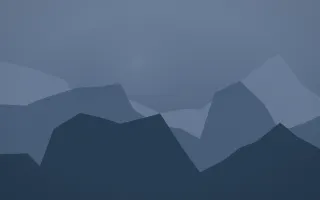 Blue Hour Glacier XI — dark blue glacier background, variation XI