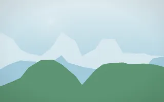 Clear Day Glacier — light blue and green glacier background