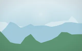 Clear Day Glacier II — light blue and green glacier background, variation II