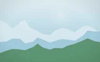 Clear Day Glacier IX — light blue and green glacier background, variation IX