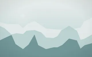 Coastal Mist Glacier — light white and teal glacier background