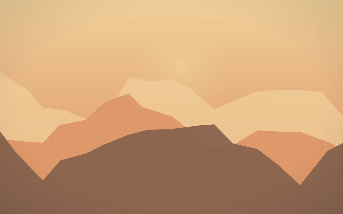 Golden Hour Glacier — colourful orange and pink glacier background