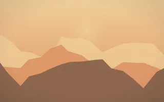 Golden Hour Glacier — colourful orange and pink glacier background