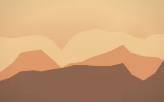 Golden Hour Glacier II — colourful orange and pink glacier background, variation II