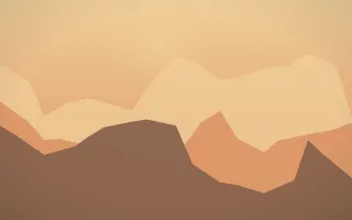 Golden Hour Glacier VII — colourful orange and pink glacier background, variation VII