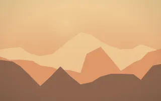 Golden Hour Glacier X — colourful orange and pink glacier background, variation X