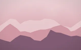 Rose Dusk Glacier — colourful red, pink and purple glacier background
