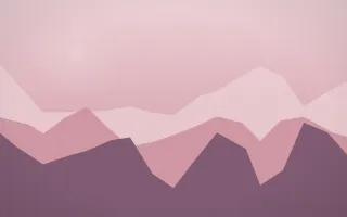Rose Dusk Glacier II — colourful red, pink and purple glacier background, variation II