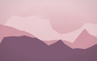 Rose Dusk Glacier III — colourful red, pink and purple glacier background, variation III