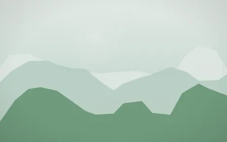 Spring Rain Glacier — light white and green glacier background
