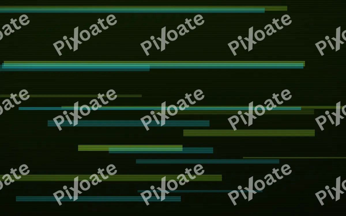 Acid Feed — dark black, green and teal glitch background