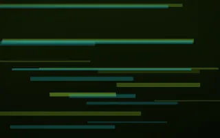 Acid Feed — dark black, green and teal glitch background
