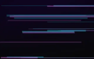Cyber Glitch — dark black, teal and purple glitch background