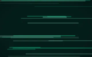Cyber Mint Static III — dark black and green glitch background, variation III