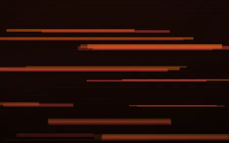 Ember Error — dark black, orange and red glitch background