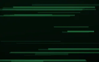 Matrix Feed — dark black and green glitch background