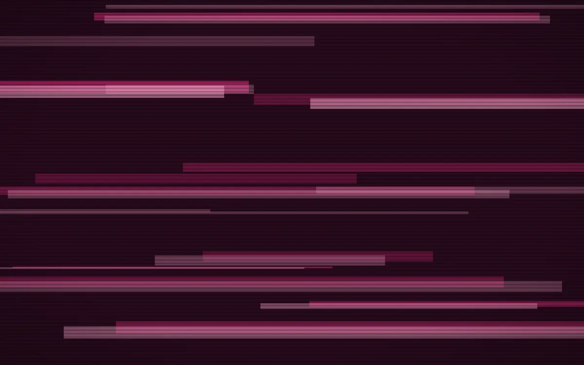 Punch Pink Static — dark black and pink glitch background