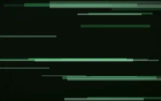 Retro Terminal — dark black and green glitch background