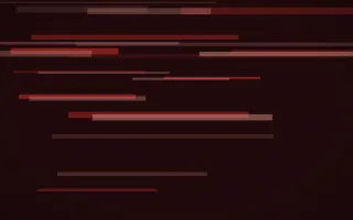 Signal Red Static II — dark black and red glitch background, variation II