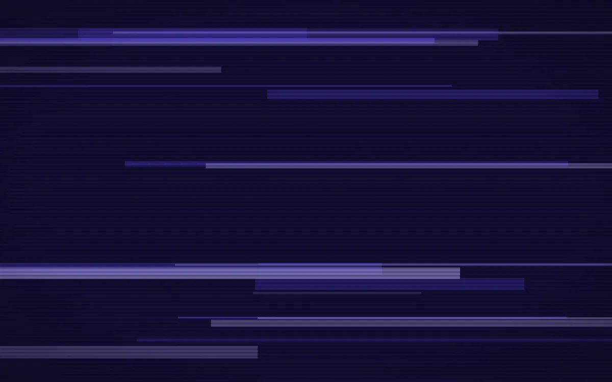Ultra Indigo Static — dark blue glitch background