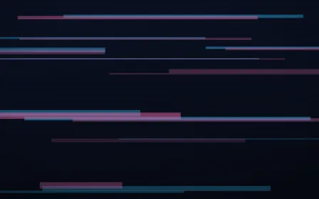 VHS Blue — dark black, blue and pink glitch background