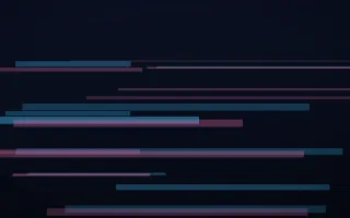 VHS Blue II VHS Blue II — dark black, blue and pink glitch background, variation II