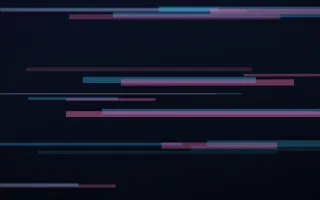 VHS Blue III VHS Blue III — dark black, blue and pink glitch background, variation III