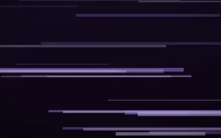 Violet VHS — dark black and purple glitch background