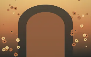 Autumn Glow Gothic Romance III — colourful orange, brown and grey gothic-romance background, variation III