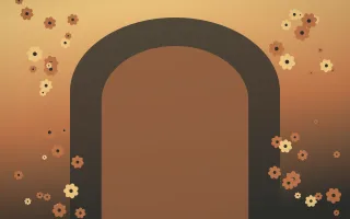 Autumn Glow Gothic Romance X — colourful orange, brown and grey gothic-romance background, variation X