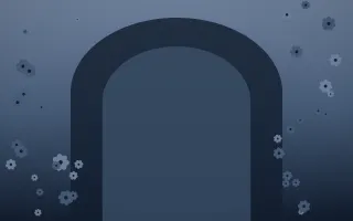 Blue Hour Gothic Romance III — dark blue gothic-romance background, variation III