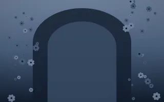 Blue Hour Gothic Romance VII — dark blue gothic-romance background, variation VII