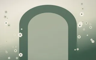 First Light Gothic Romance — light beige and green gothic-romance background