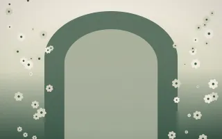 First Light Gothic Romance VII — light beige and green gothic-romance background, variation VII