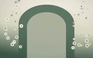 First Light Gothic Romance VIII — light beige and green gothic-romance background, variation VIII