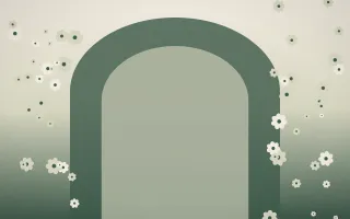 First Light Gothic Romance XI — light beige and green gothic-romance background, variation XI