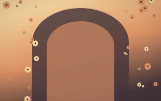 Golden Hour Gothic Romance — colourful orange and pink gothic-romance background