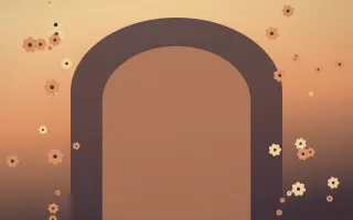 Golden Hour Gothic Romance II — colourful orange and pink gothic-romance background, variation II