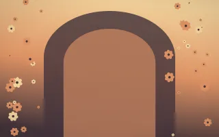 Golden Hour Gothic Romance IV — colourful orange and pink gothic-romance background, variation IV