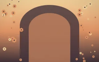 Golden Hour Gothic Romance VII — colourful orange and pink gothic-romance background, variation VII
