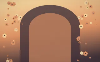 Golden Hour Gothic Romance X — colourful orange and pink gothic-romance background, variation X