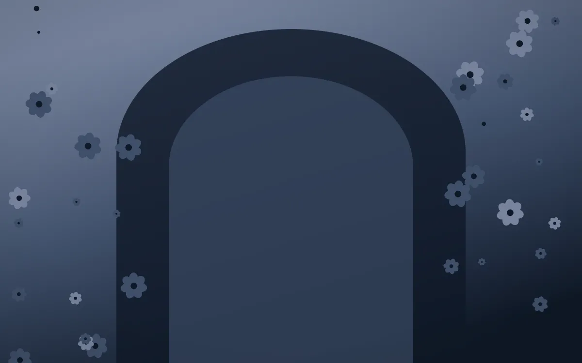 Moonlight Gothic Romance — dark blue gothic-romance background