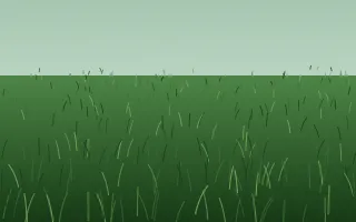 Forest Floor II — dark green grass background, variation II