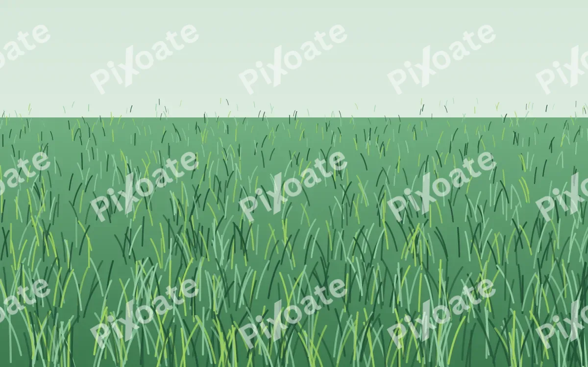 Dew Morning — colourful green grass background