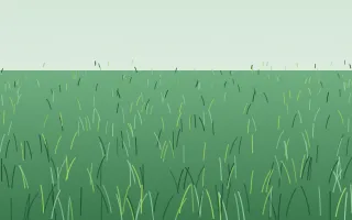 Dew Morning — colourful green grass background