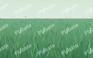 Dew Morning — colourful green grass background