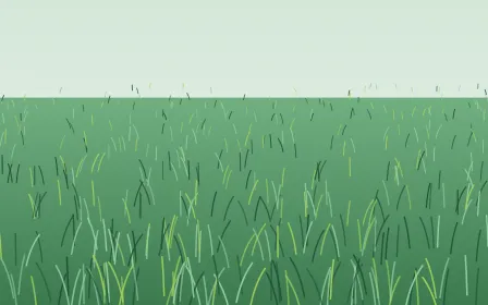 Dew Morning — colourful green grass background